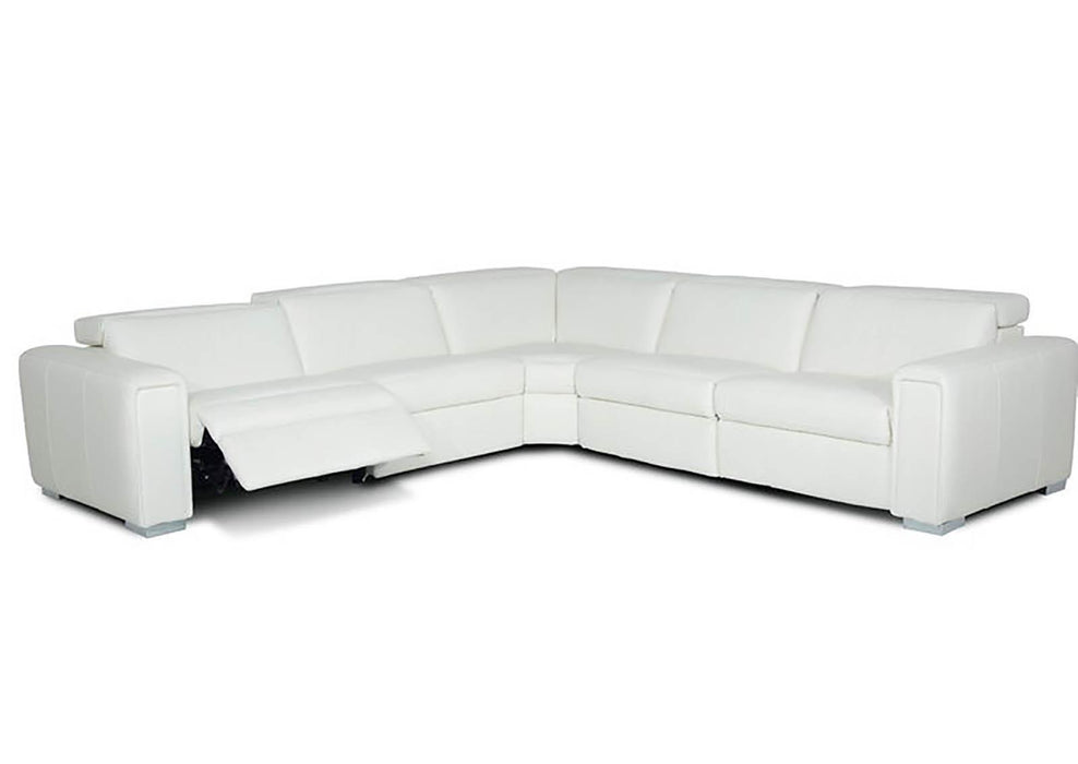 Palliser Lorenzo 5pc Reclining Sectional with Left Hand Facing Wide Power Recliner image